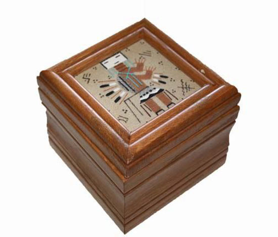 Picture of NAVAJO SAND PAINTING BOX 33