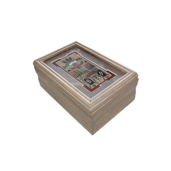 Picture of NAVAJO SAND PAINTING BOX 58G