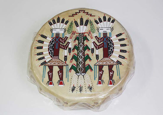 Cochiti Indian painted drum 270