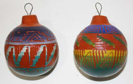 etchware pottery ornament