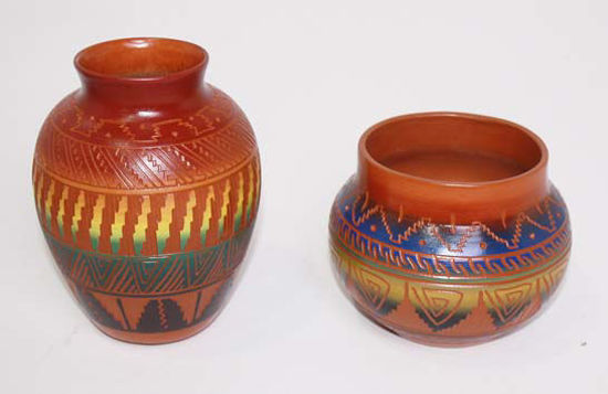 Navajo etchware pottery 69