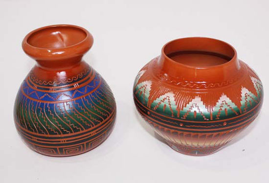 Navajo etchware pottery 90