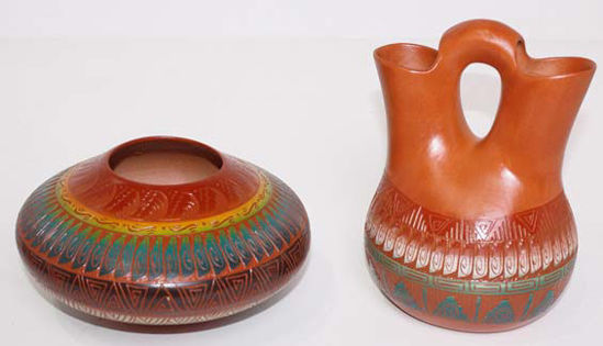 Navajo etchware pottery 120