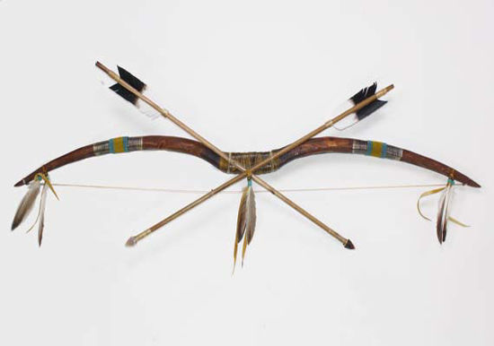 Navajo bow and arrow