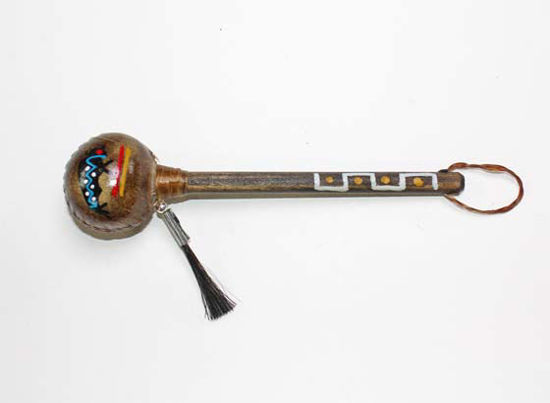 Navajo painted rattle