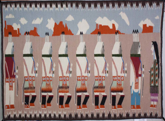 Navajo Yeibechei rug