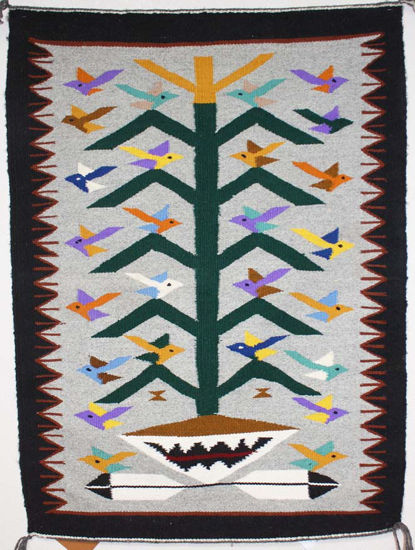 Tree of Life Navajo rug