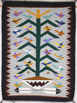 Tree of Life Navajo rug