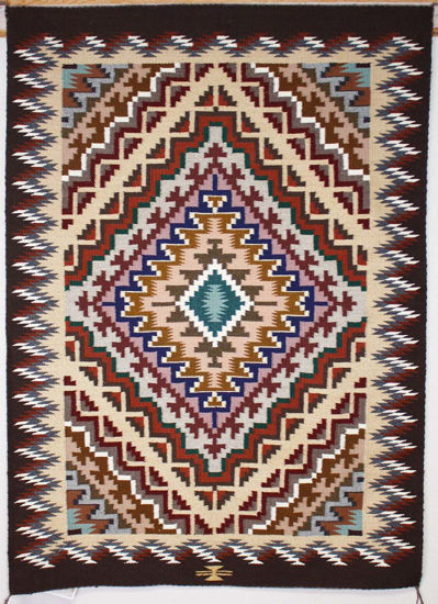 Picture of Burntwater Navajo Rug CY