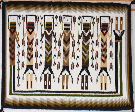 Picture of Yei Navajo Rug MB