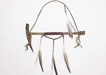 Native American antler pipe