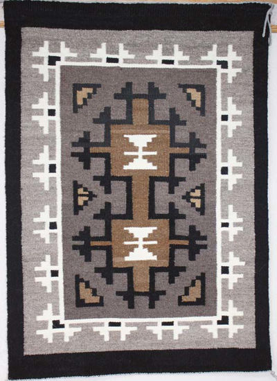 Two Grey Hill Navajo rug