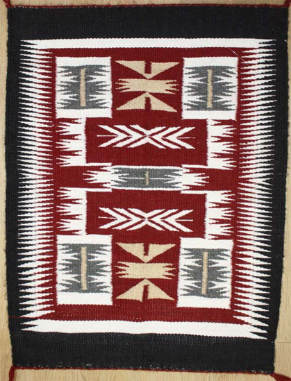 Navajo Storm pattern rug