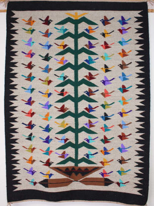 Tree of Life Navajo rug
